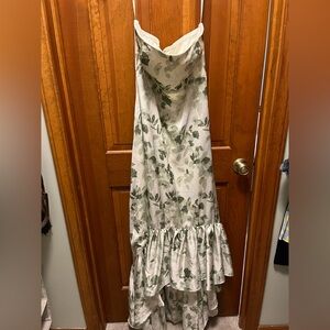 Floral Green Maxi Dress